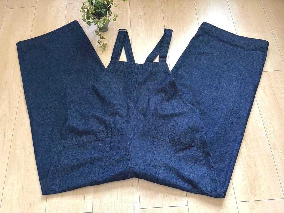 かぐれ バッククロスデニムサロペット