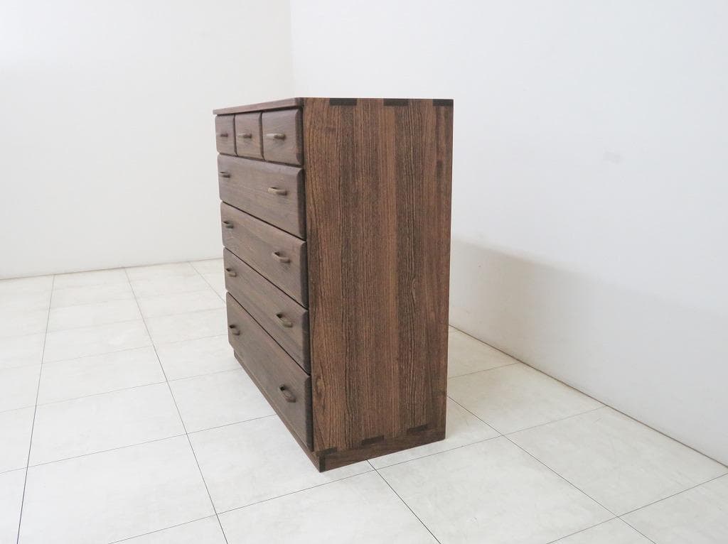 起立木工 桐 チェスト 無垢材 箪笥 タンス シンプル 和モダン IDC大塚家具