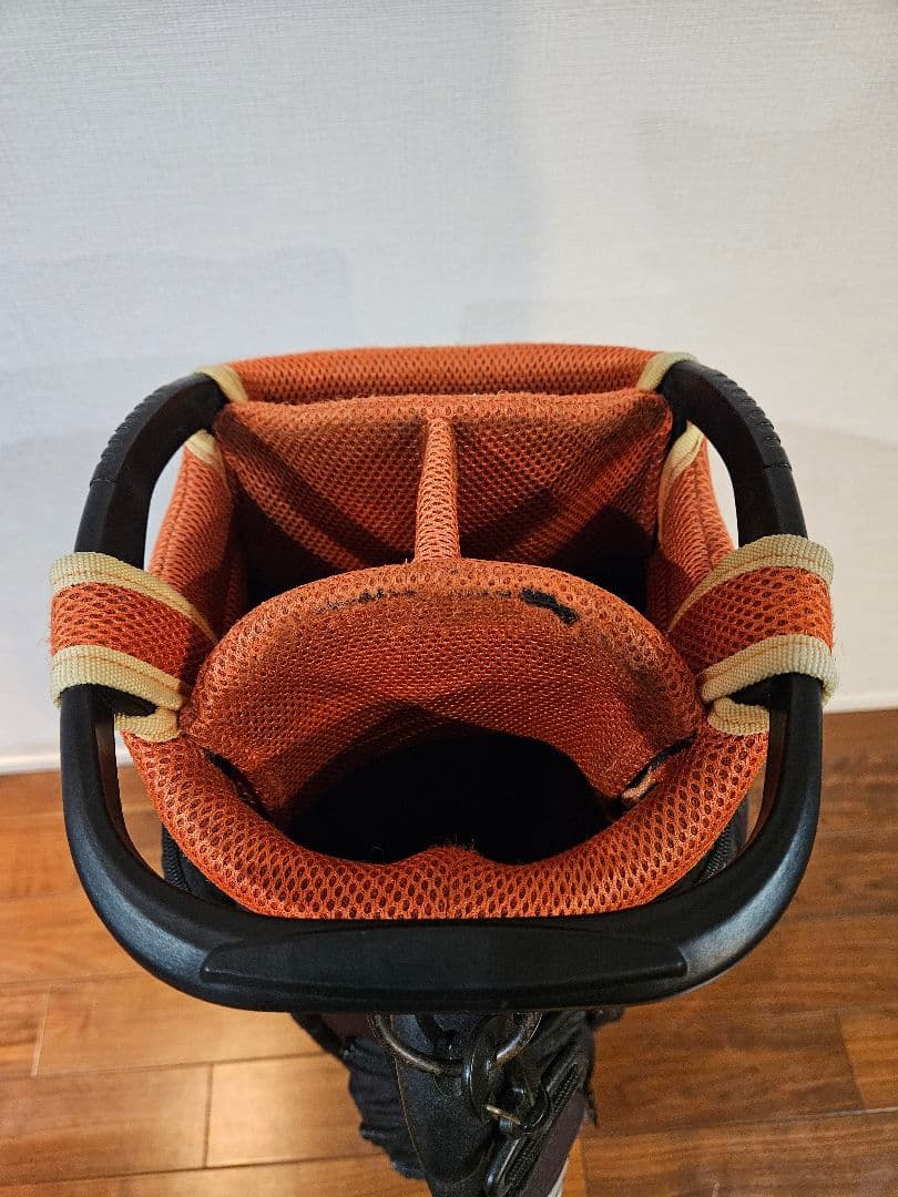 AVIREX キャディバッグ ブラック　アイアンカバー　手榴弾型ボール入れ付き