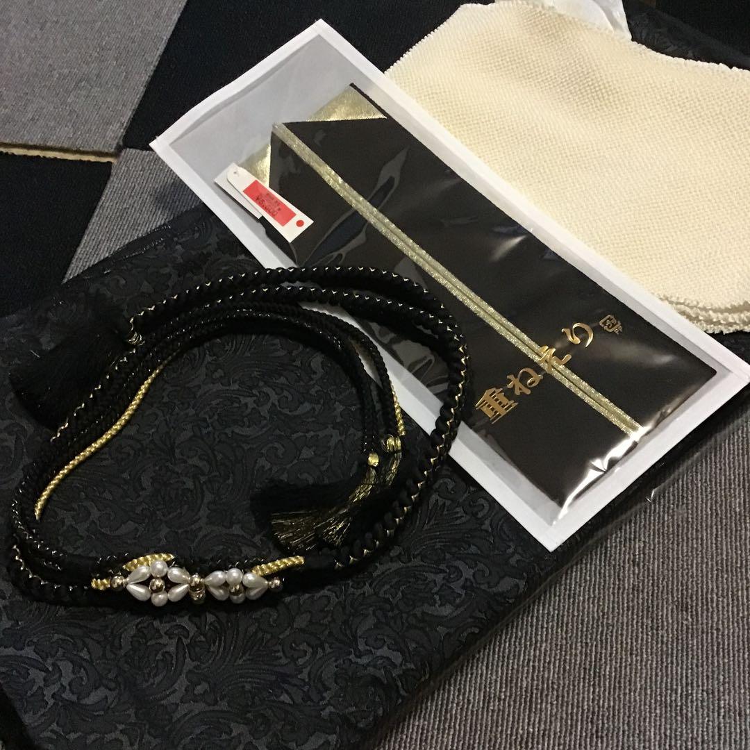 振袖セット　赤　エンジ　牡丹花　金彩　振袖6点セット　正絹　成人式　卒業式