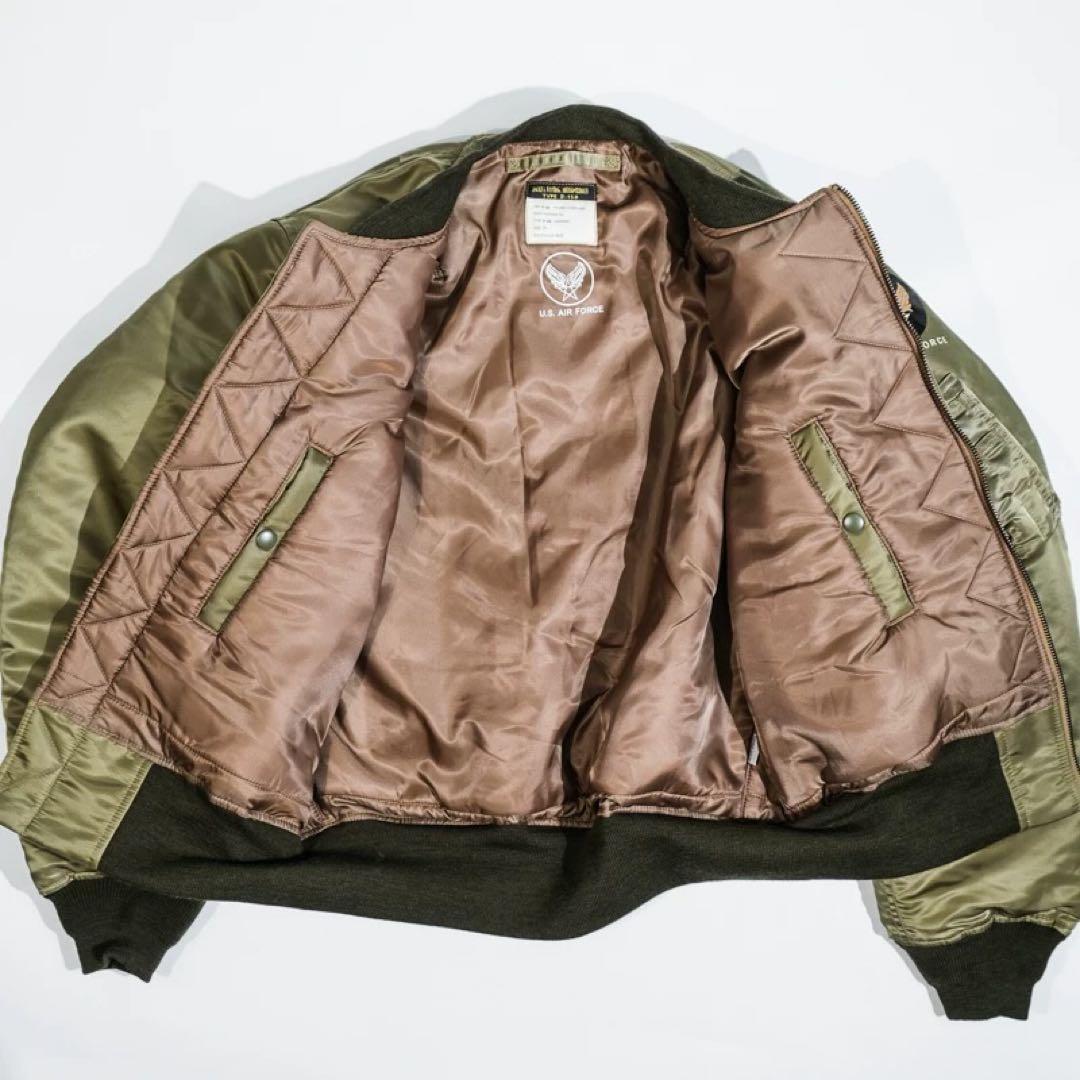 REALSIMONS B-15Bmod復刻JKT40馬革前身ムートン襟付き新品