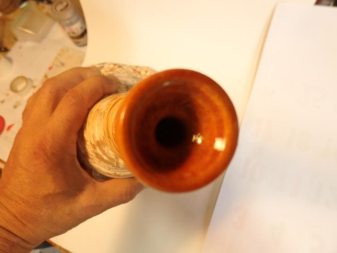 法螺貝 約41㎝ 木製歌口,新品 MH-467