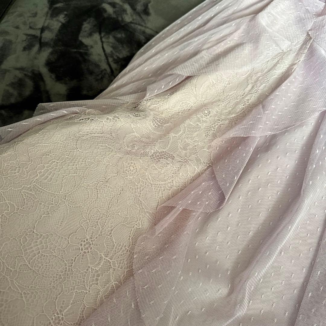 BCAGMAXAZRIA レースロングドレス