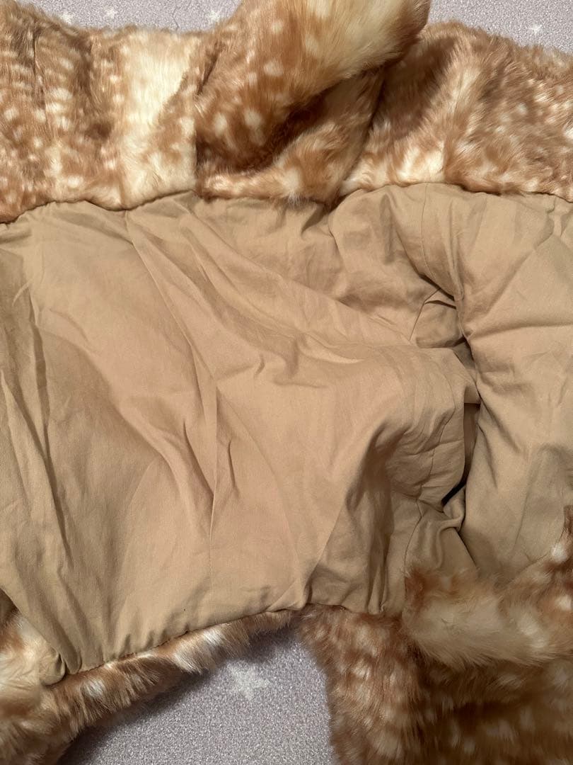 1点のみbibiy DORA PEPURAMU FUR COAT