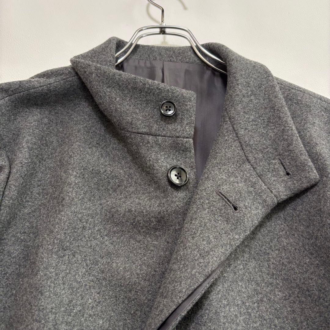 未使用級 現行 セオリー チェスターコート M 比翼 しつけ糸