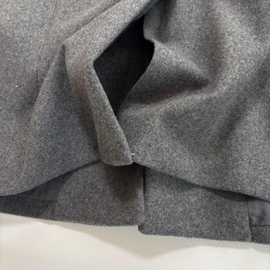 未使用級 現行 セオリー チェスターコート M 比翼 しつけ糸