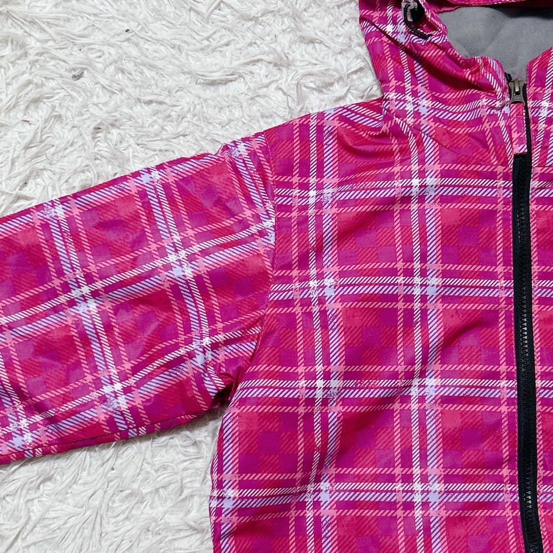 【2467】✨極美品✨IGNIO スキーウェア　セットアップ　ピンク　チェック