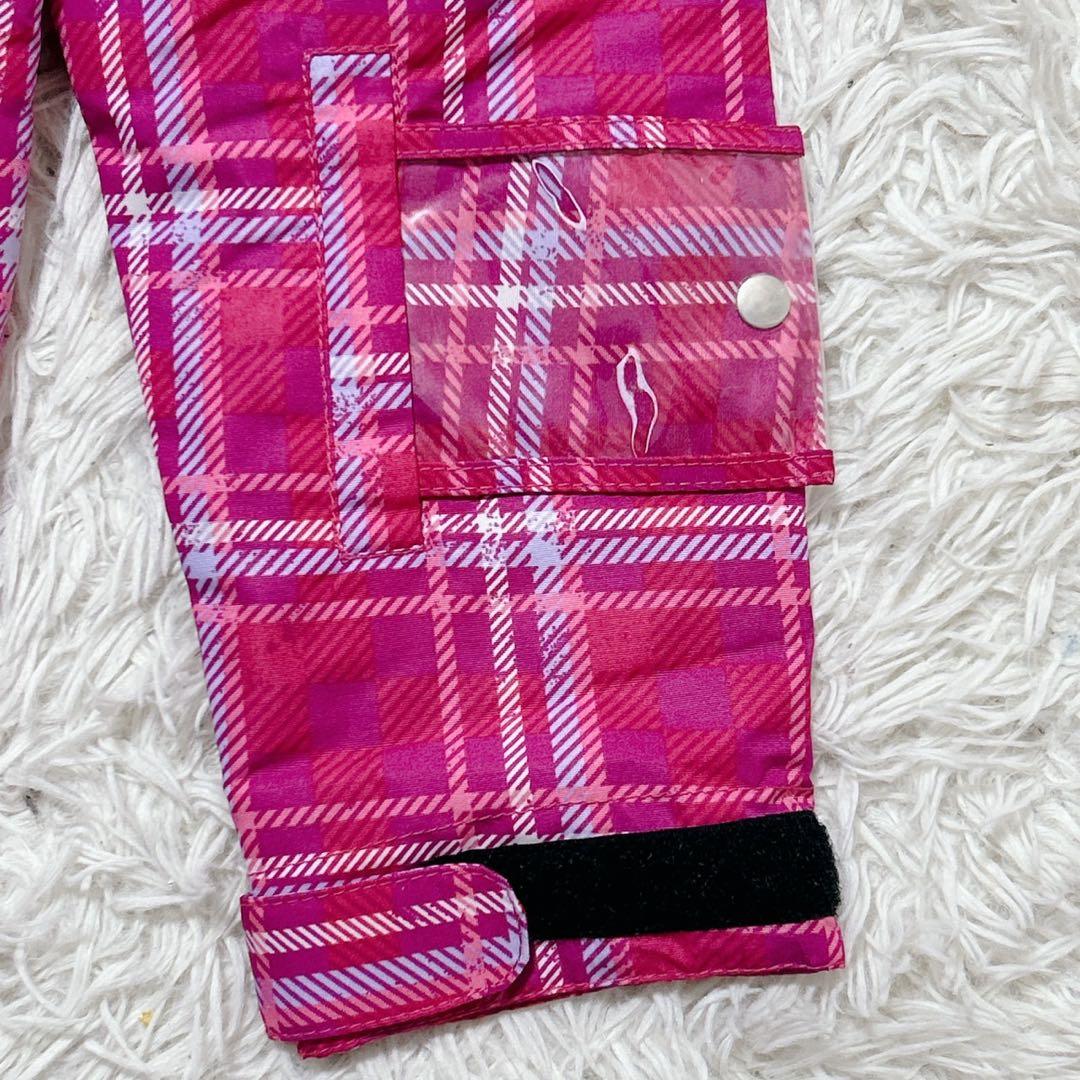 【2467】✨極美品✨IGNIO スキーウェア　セットアップ　ピンク　チェック