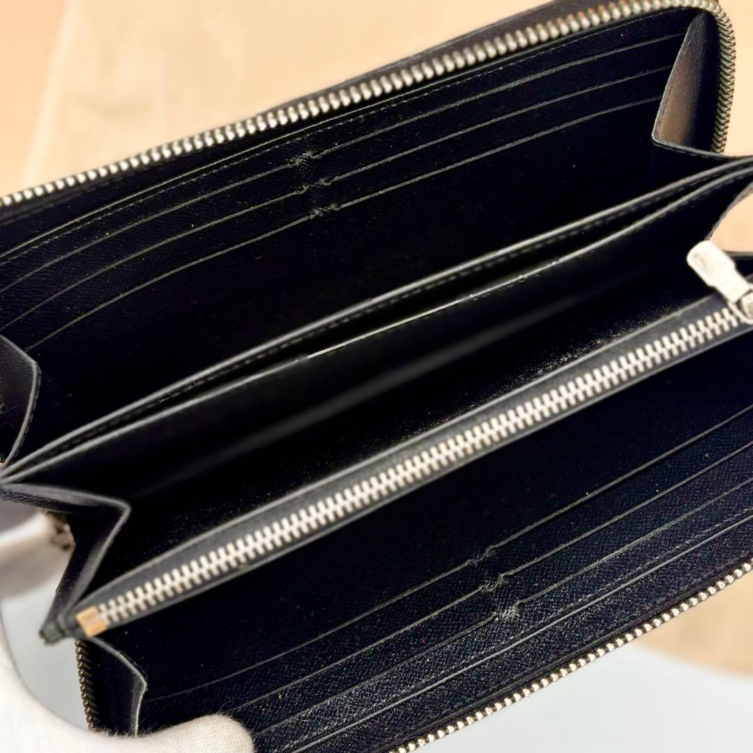 ルイヴィトン　エピ　ノワール　ジッピーウォレット　長財布