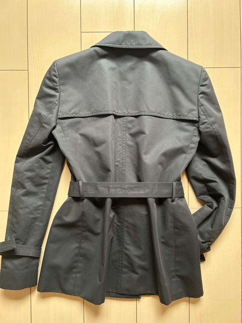 GUCCI グッチ　トレンチコート　ジャケット　黒　イタリア