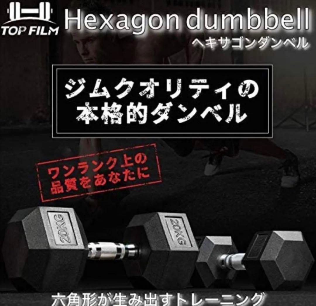 ダンベル 20kg 2個セット 合計40kg 六角 鉄アレイ在宅筋力トレーニン
