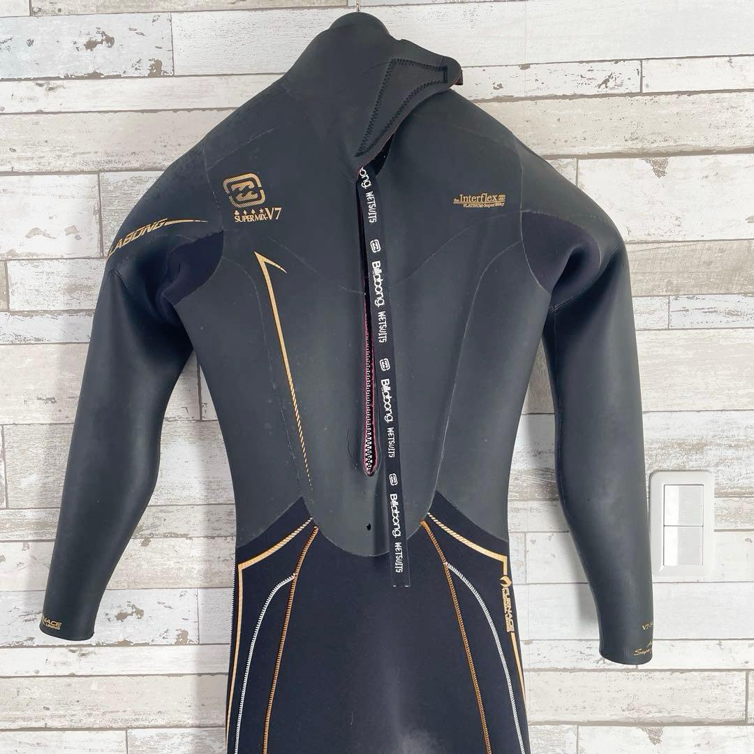 【セール】Billabong セミドライ ウェットスーツ 175cm 5×3mm