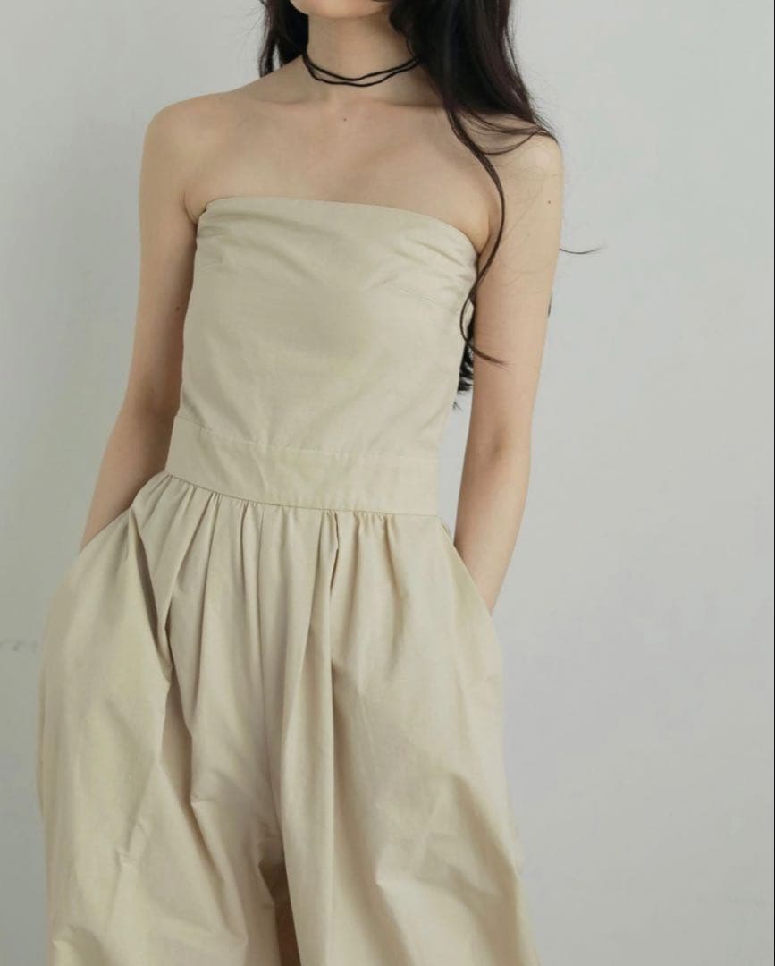 月末までお値下げ！【anuke】Wide Bare Combinaison