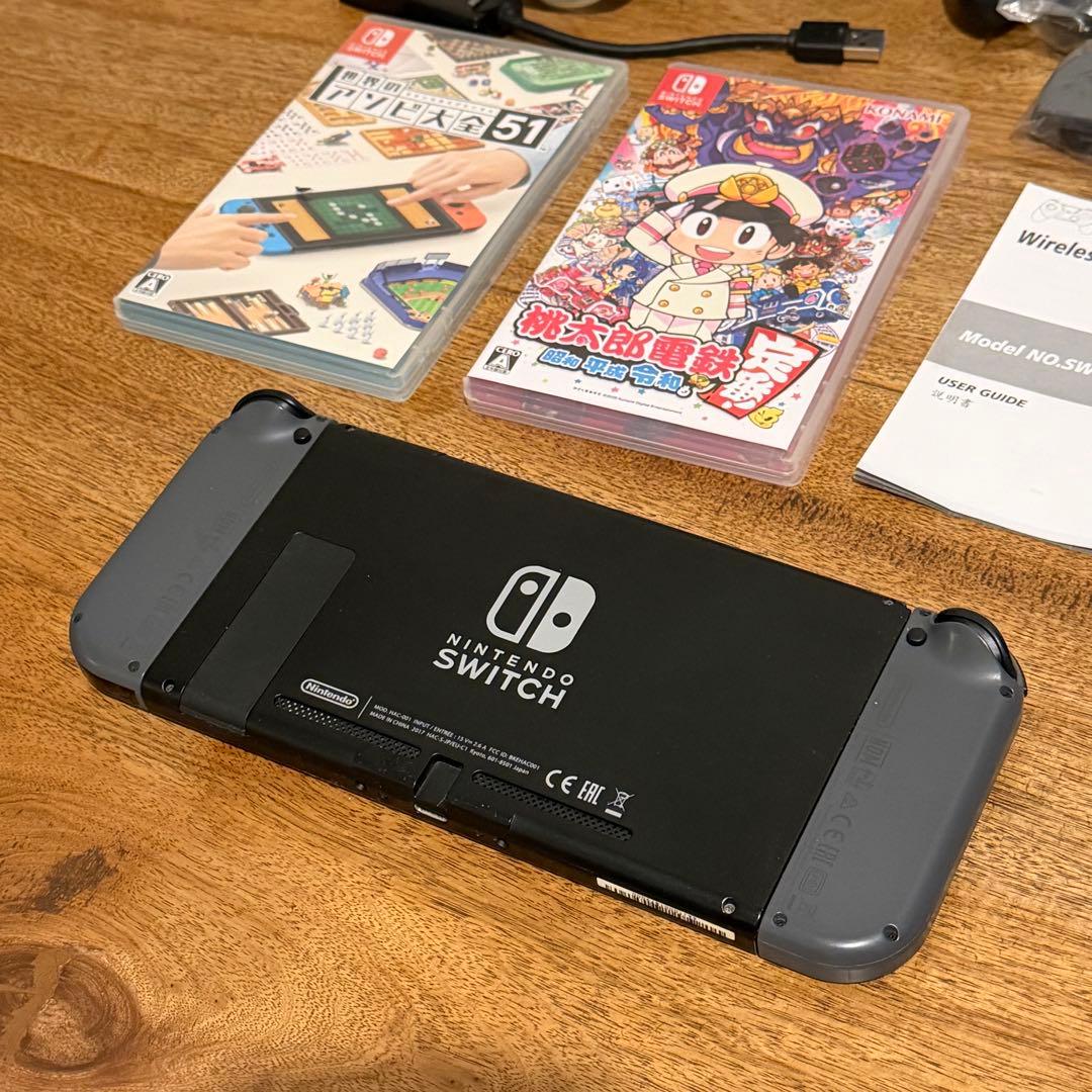 美品 Nintendo Switch 本体 桃鉄 アソビ大全51 その他おまけ付