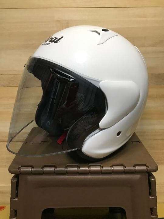 アライ ジェットヘルメット SZ-G グラスホワイト L（Arai）