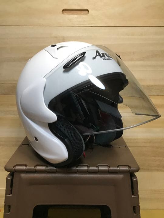 アライ ジェットヘルメット SZ-G グラスホワイト L（Arai）