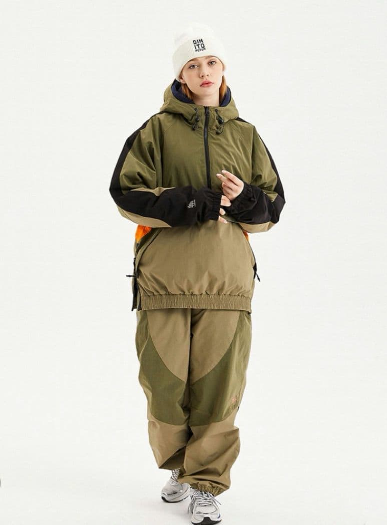dimito スノーボードウェア オリーブ/ベージュ　ディミト