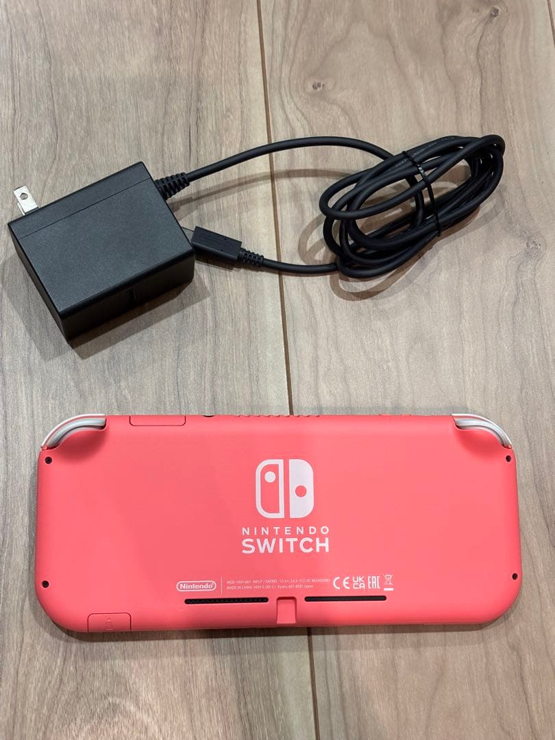 Nintendo Switch Lite ピンク 本体とACアダプター付き