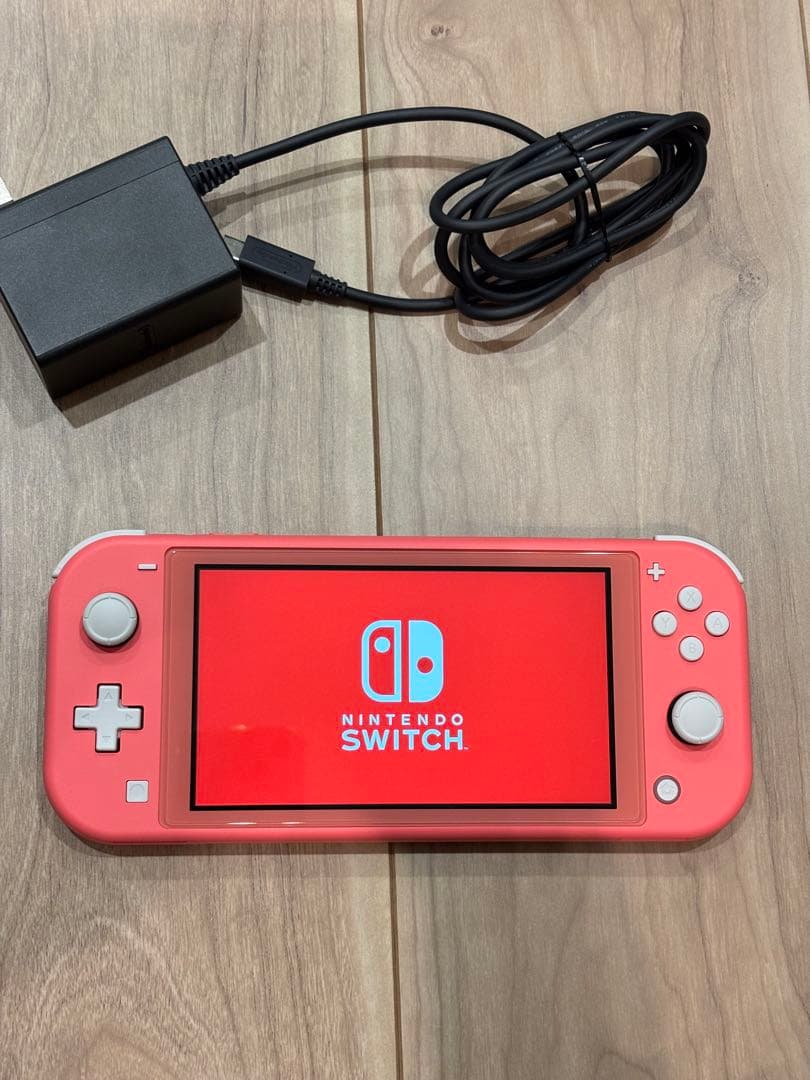 Nintendo Switch Lite ピンク 本体とACアダプター付き