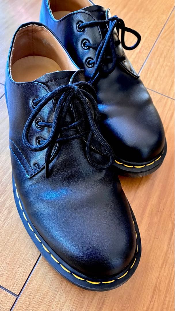 た*み様 ドクターマーチン　3ホール　イエローステッチ