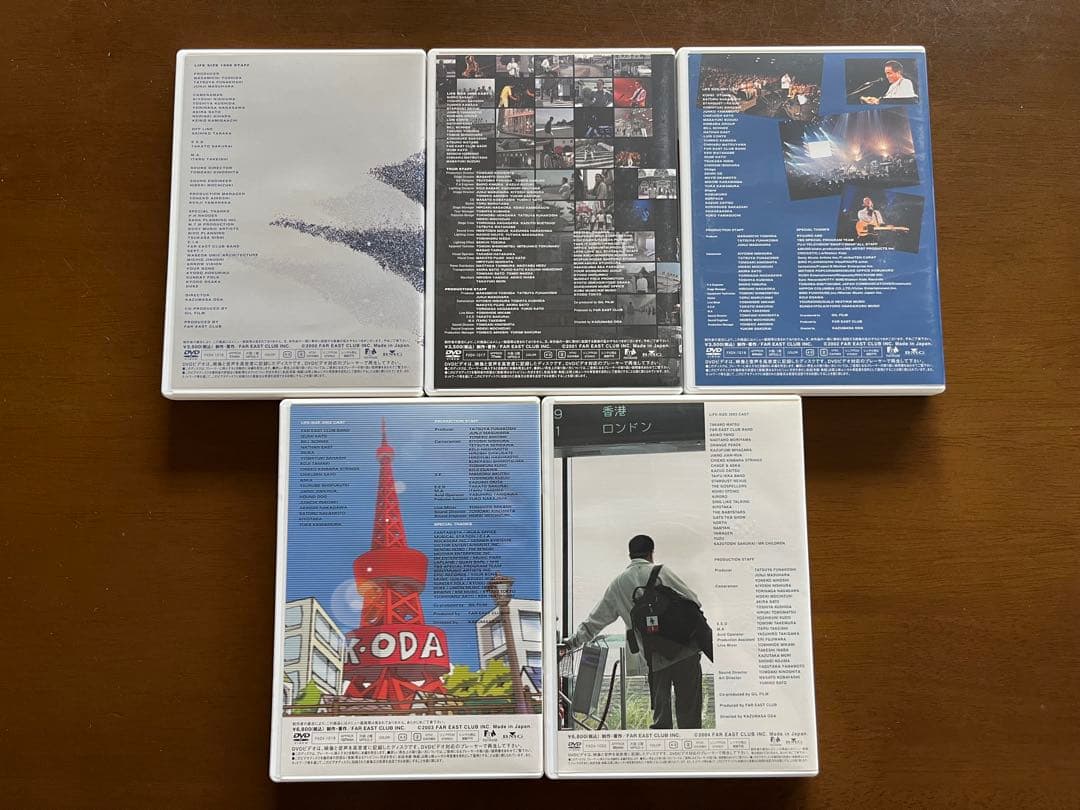 小田和正LIFE-SIZE ライフサイズDVD10枚 1994年〜2003年