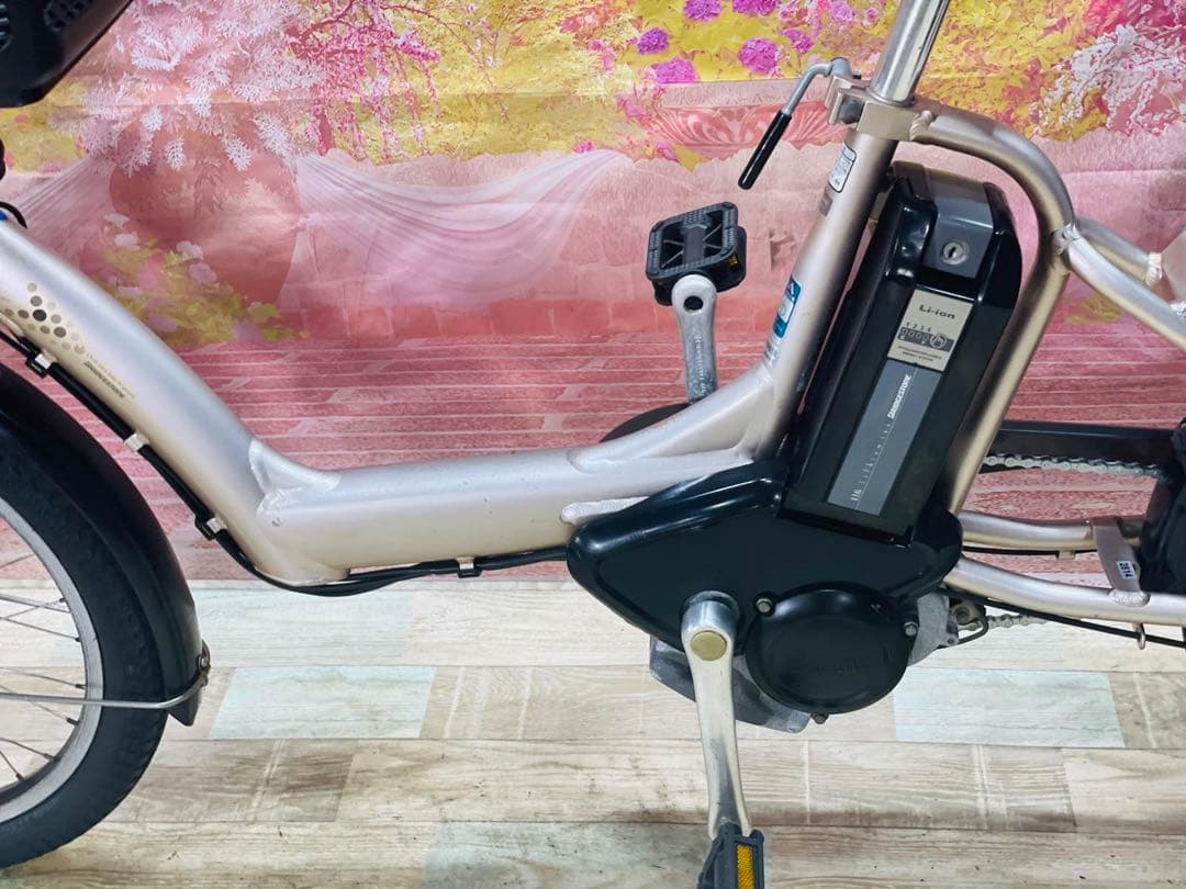 K2514 電動自転車ブリヂストン アンジェリーノ 子供乗せ 20インチ送料無料