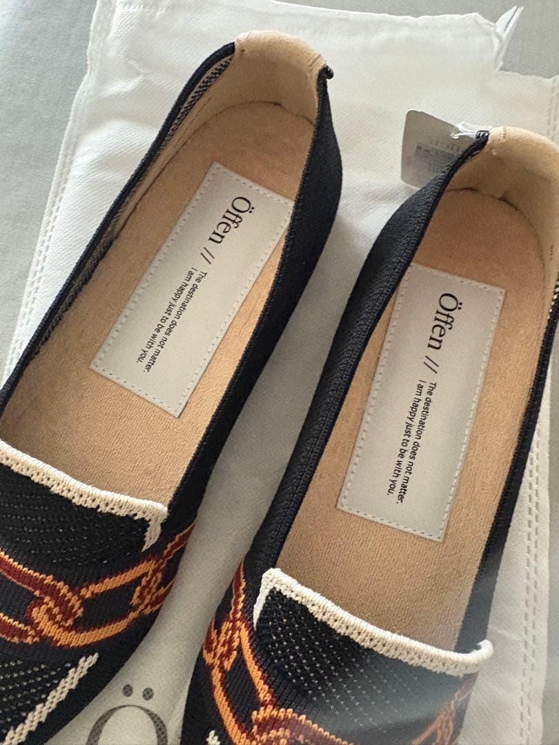 新品offen オッフェン　ポインテッドトゥシューズ　40サイズ/25.0cm