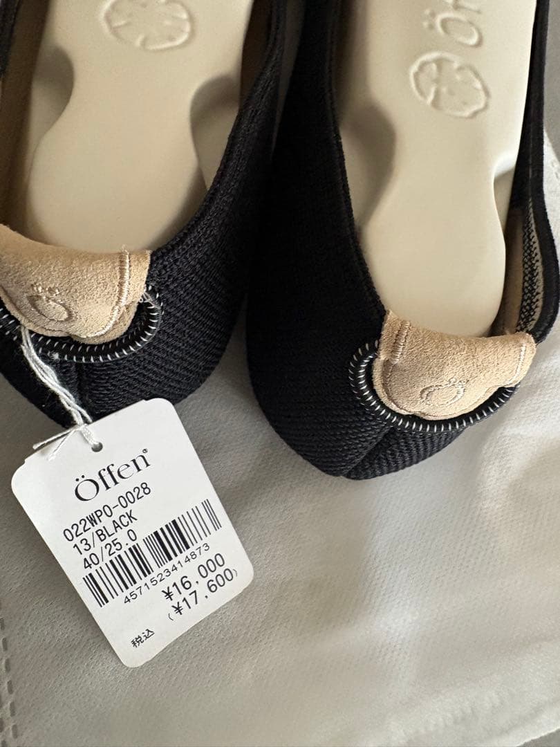 新品offen オッフェン　ポインテッドトゥシューズ　40サイズ/25.0cm