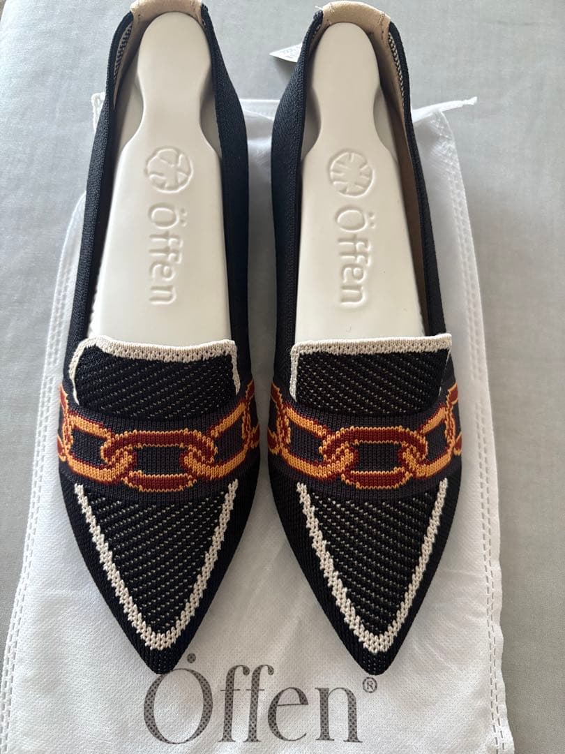 新品offen オッフェン　ポインテッドトゥシューズ　40サイズ/25.0cm