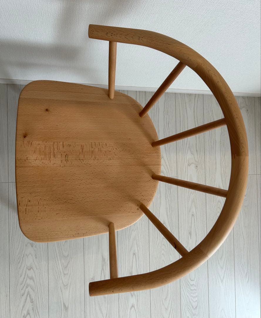 【kounonnon】【4脚のうち③】 無印良品 ブナ材アームチェア