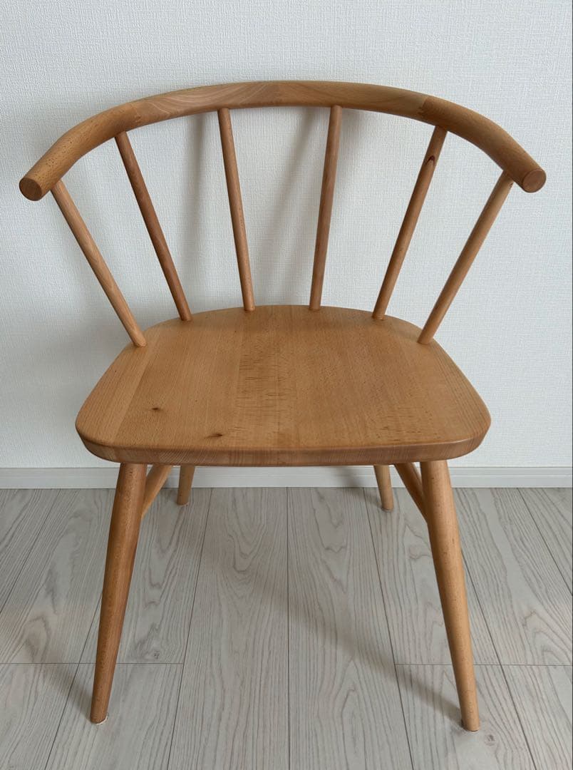 【kounonnon】【4脚のうち③】 無印良品 ブナ材アームチェア