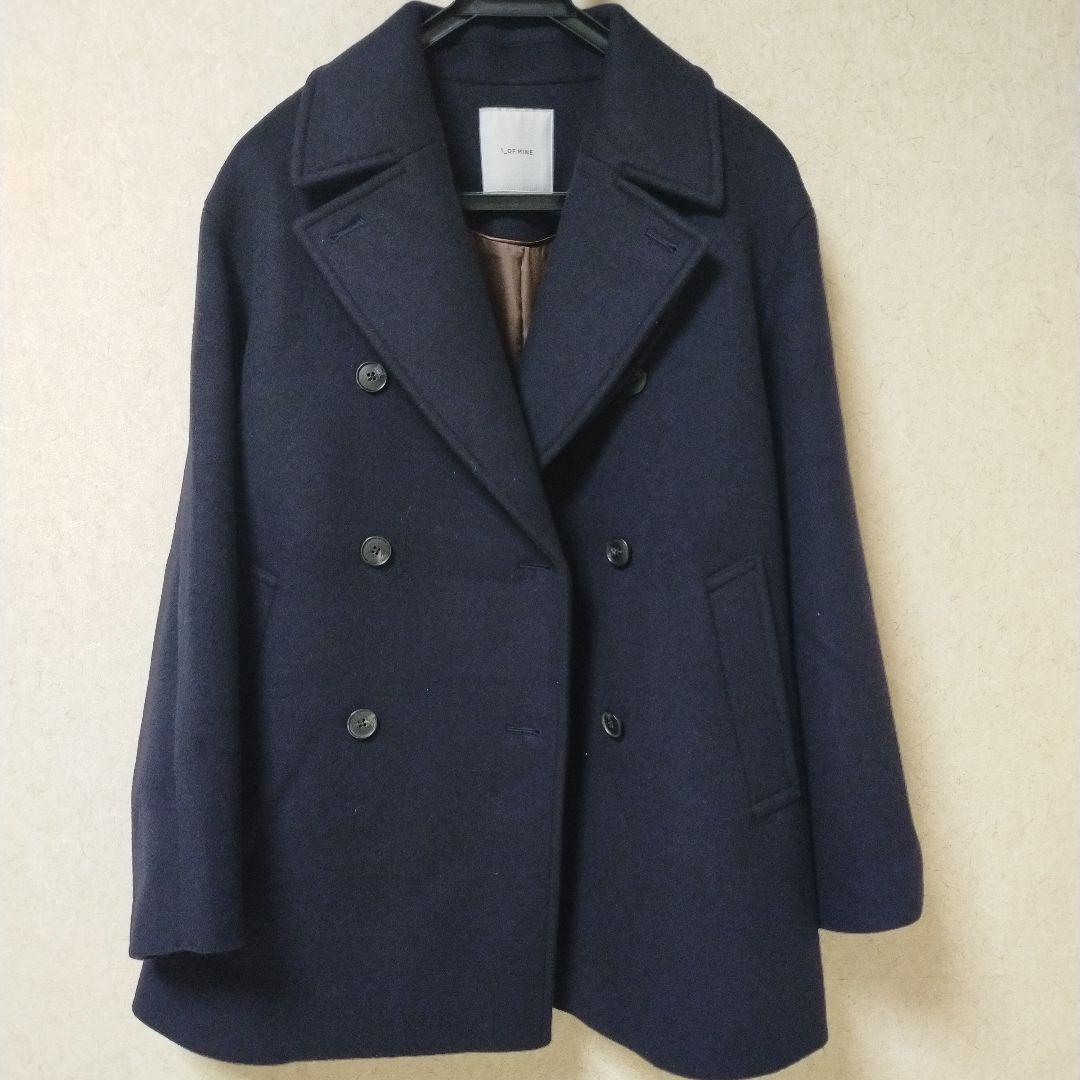 1_OF MINE W ピーコート ネイビー Ssize