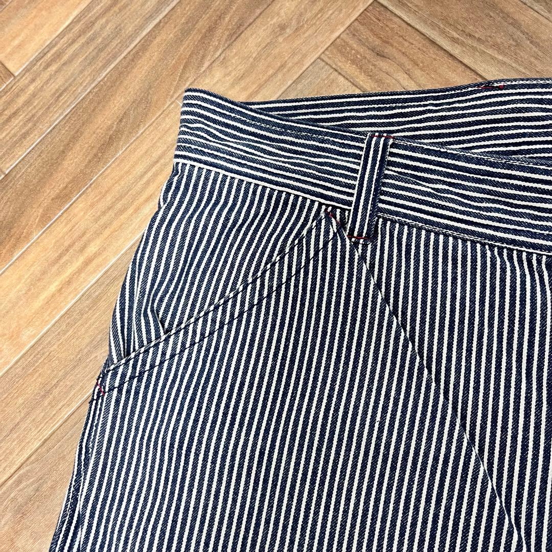 希少　STUSSY ヒッコリー柄　ペインターパンツ　ダブルニー　38インチ