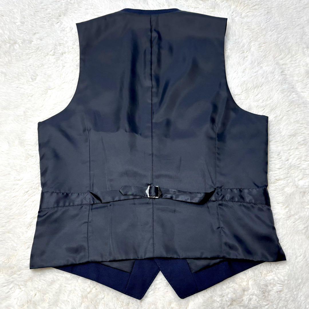 green label relaxingネイビー 3ピース スーツセットアップ