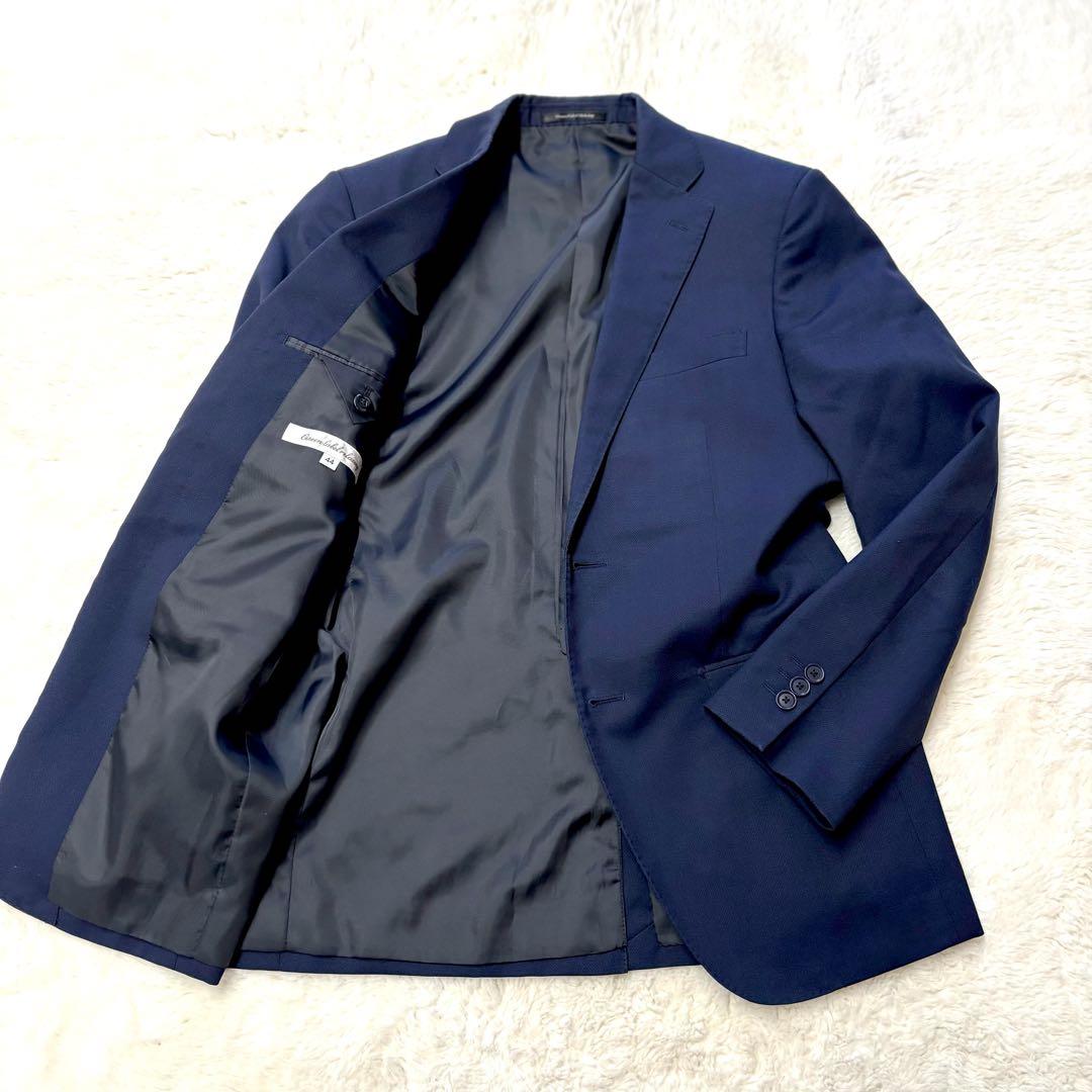 green label relaxingネイビー 3ピース スーツセットアップ