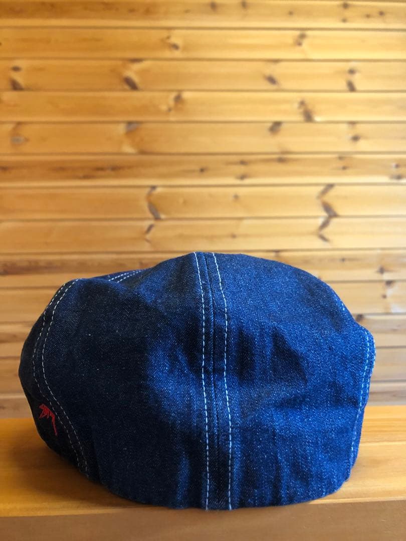 Stussy デニム キャスケット 00s Y2K 90s ストックロゴ