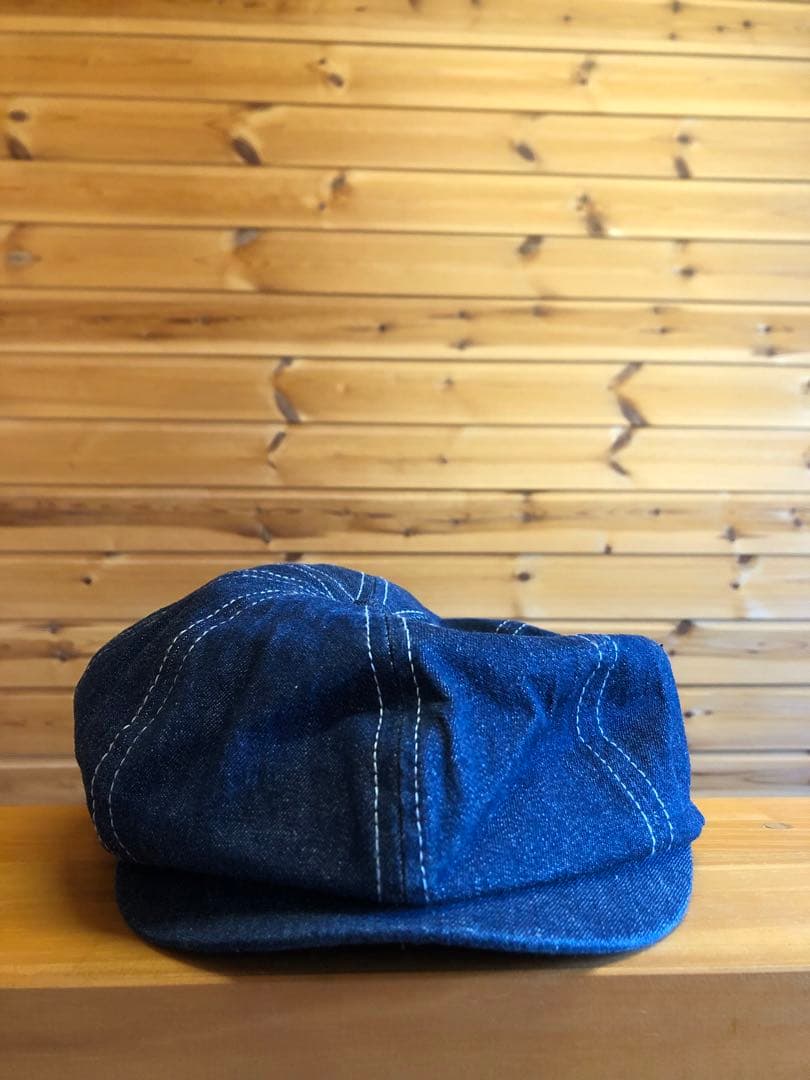 Stussy デニム キャスケット 00s Y2K 90s ストックロゴ