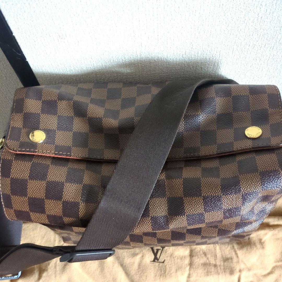 ルイヴィトン　ダミエ柄ショルダーバッグ　ナヴィグリオ