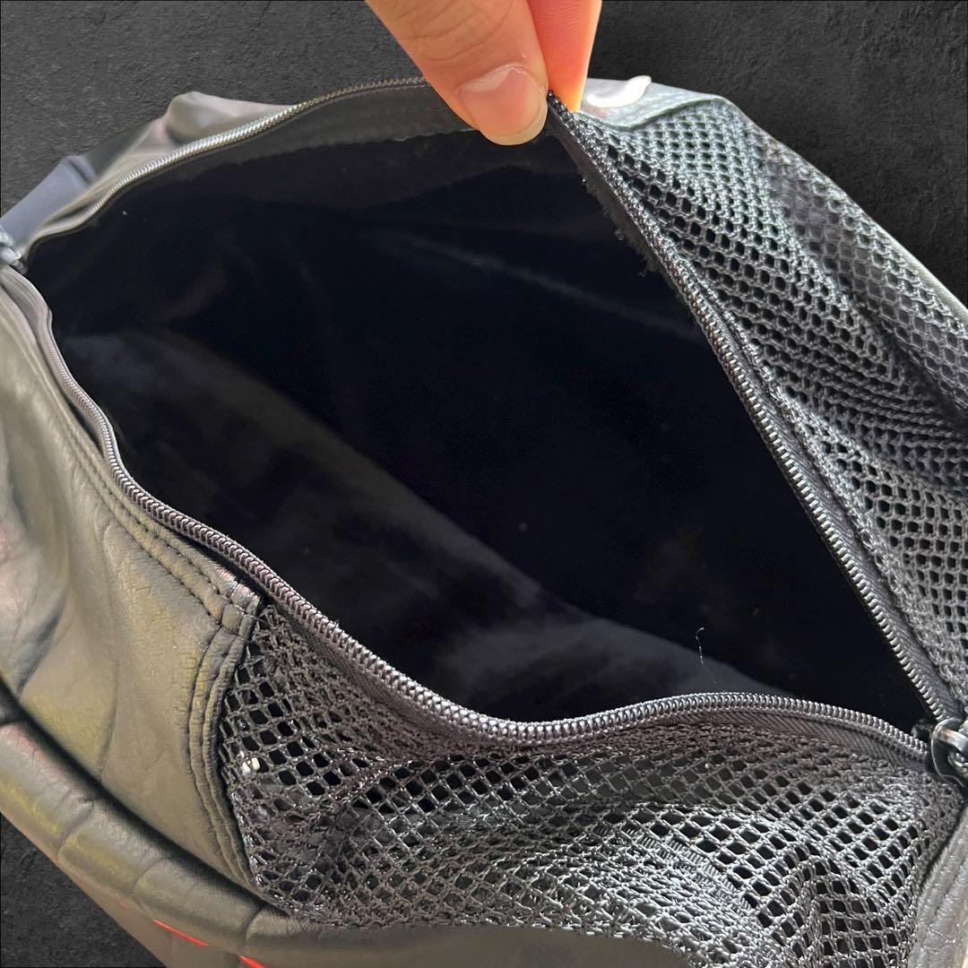 【新品未使用】00s Nike golf タイガーウッズ　シューズケース　黒　革