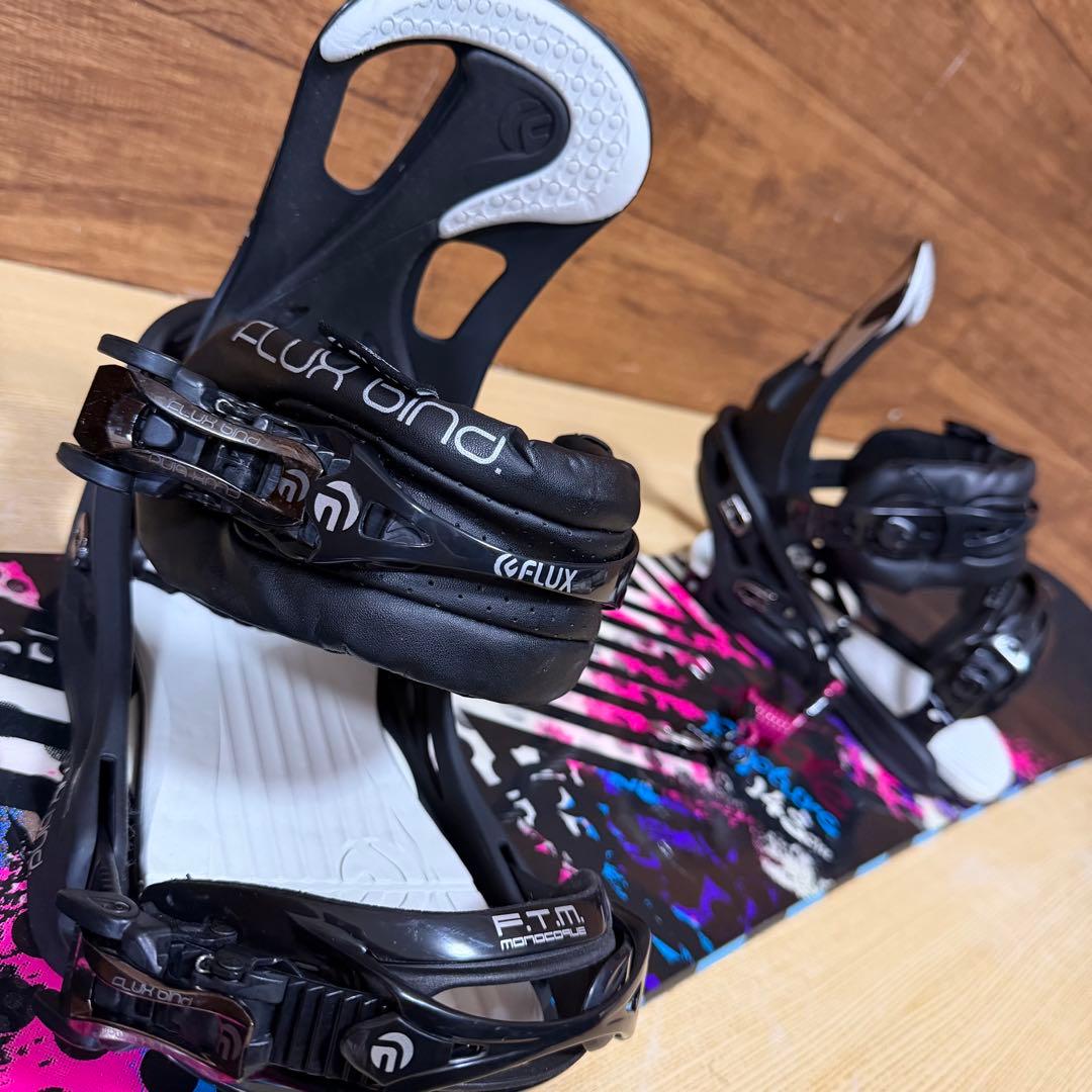 美品　RIDE FLUX レディース　スノーボード5点　初心者オススメ　かわいい