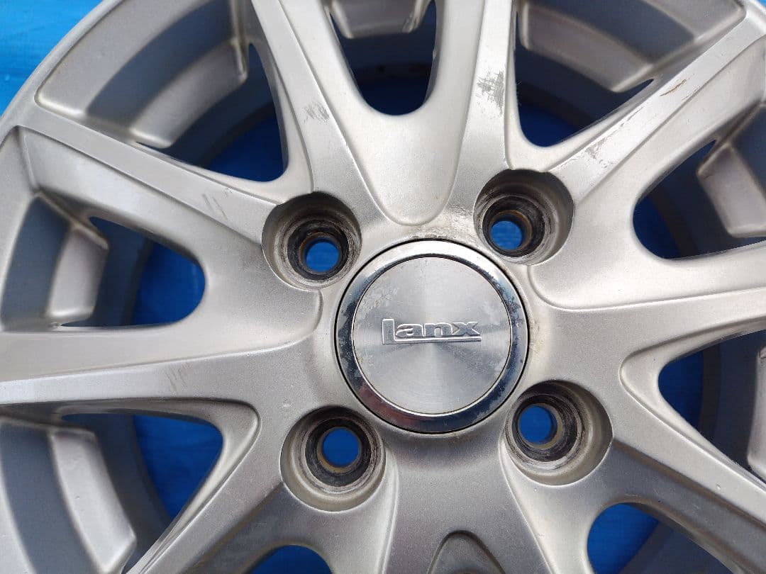 13インチ・アルミホイール4本、13✕4.0B・4H-100㎜、送料込み