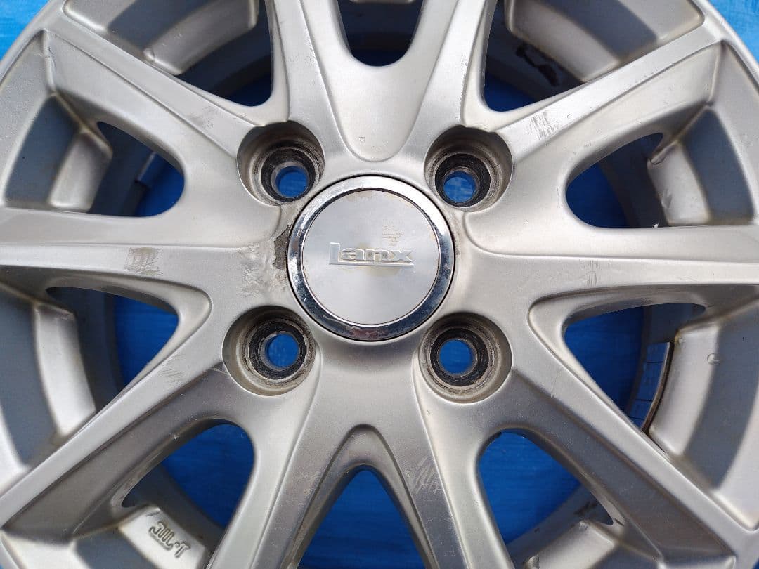 13インチ・アルミホイール4本、13✕4.0B・4H-100㎜、送料込み