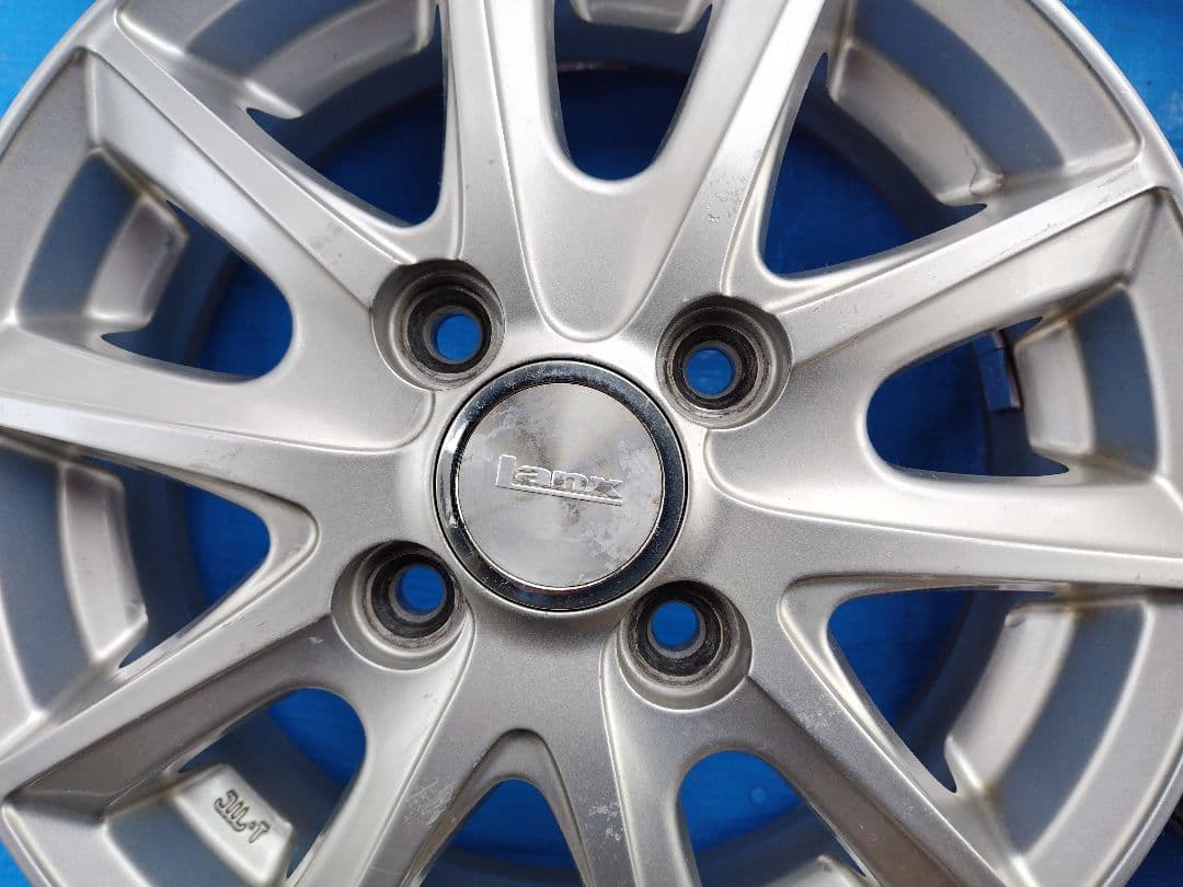 13インチ・アルミホイール4本、13✕4.0B・4H-100㎜、送料込み