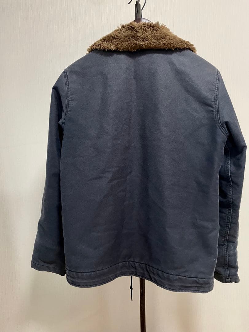 アルファ　N-1 デッキジャケット　ネイビー　Lサイズ　ALPHA