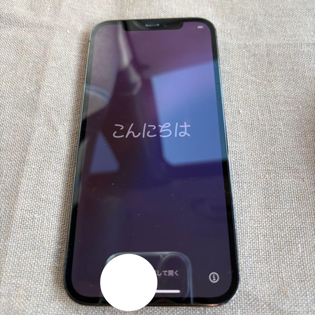 Apple iPhone 12 proブラック 本体 充電ケーブル付き