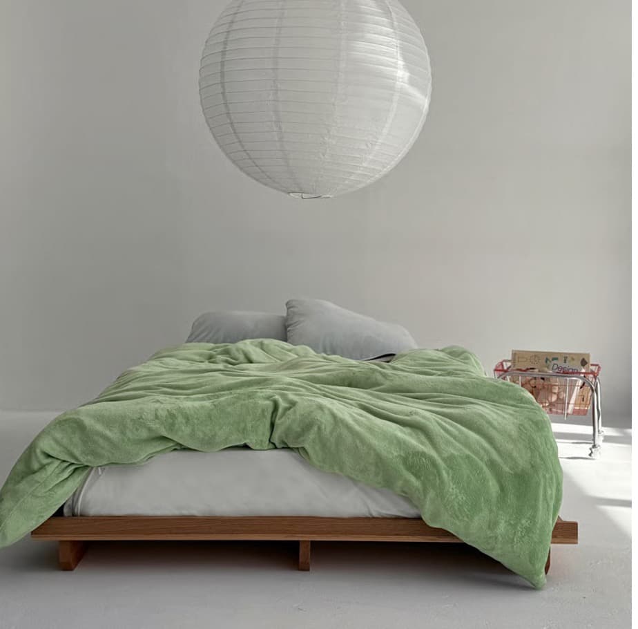 Art of Blackフリースベッドカバーセット ダブル用