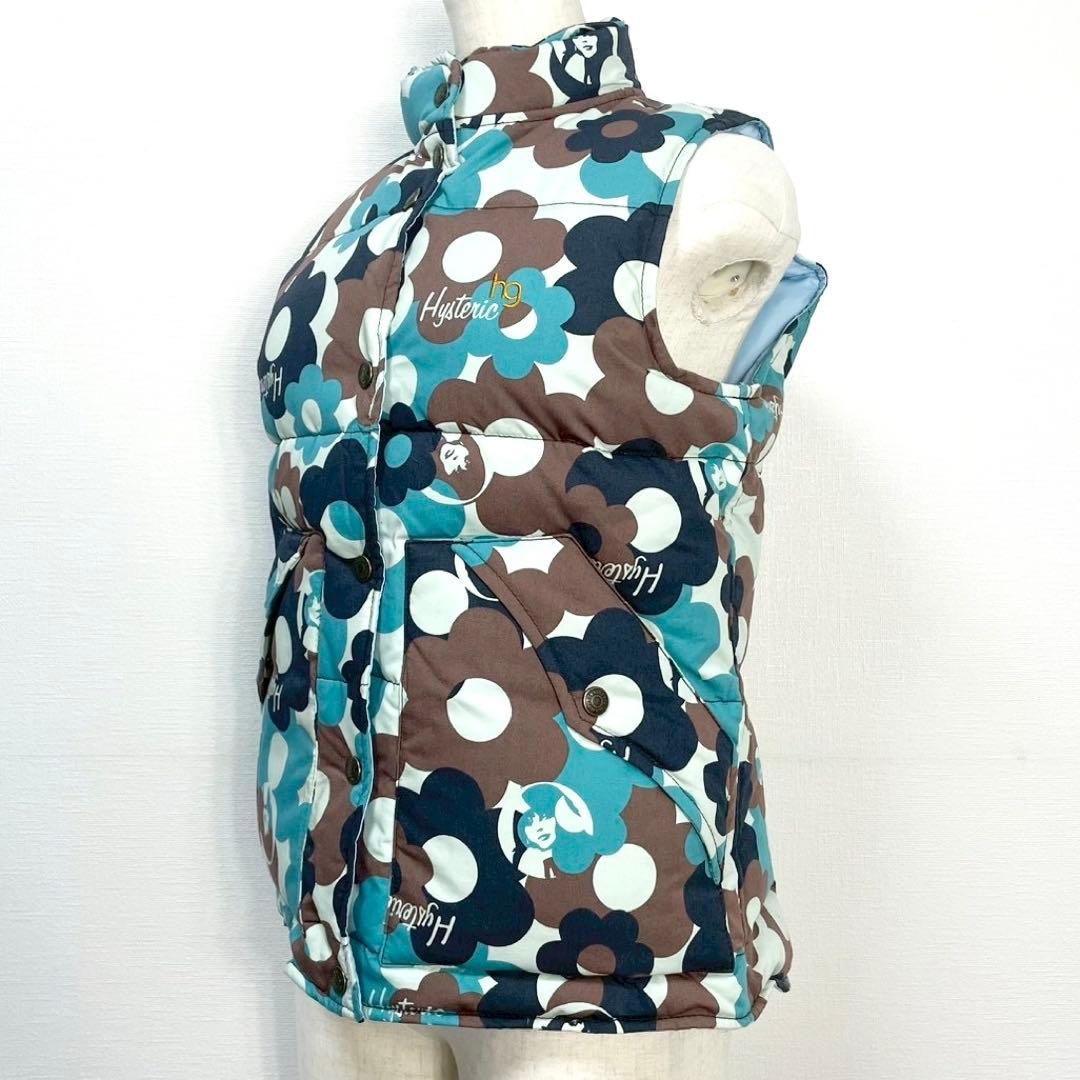 y2k❤️00s HYSTERIC GLAMOUR ヒスガール 花柄 ダウンベスト