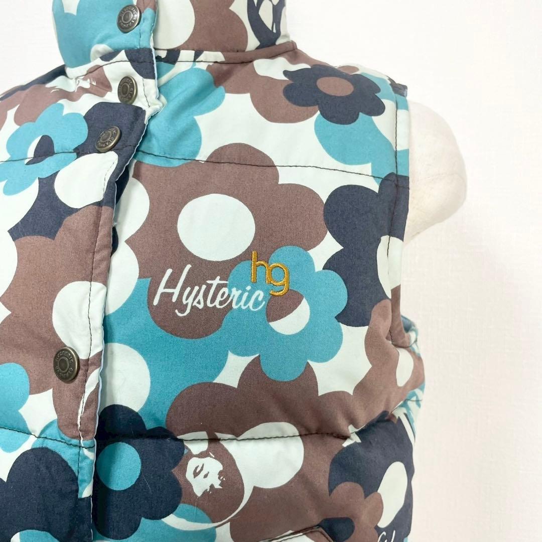 y2k❤️00s HYSTERIC GLAMOUR ヒスガール 花柄 ダウンベスト