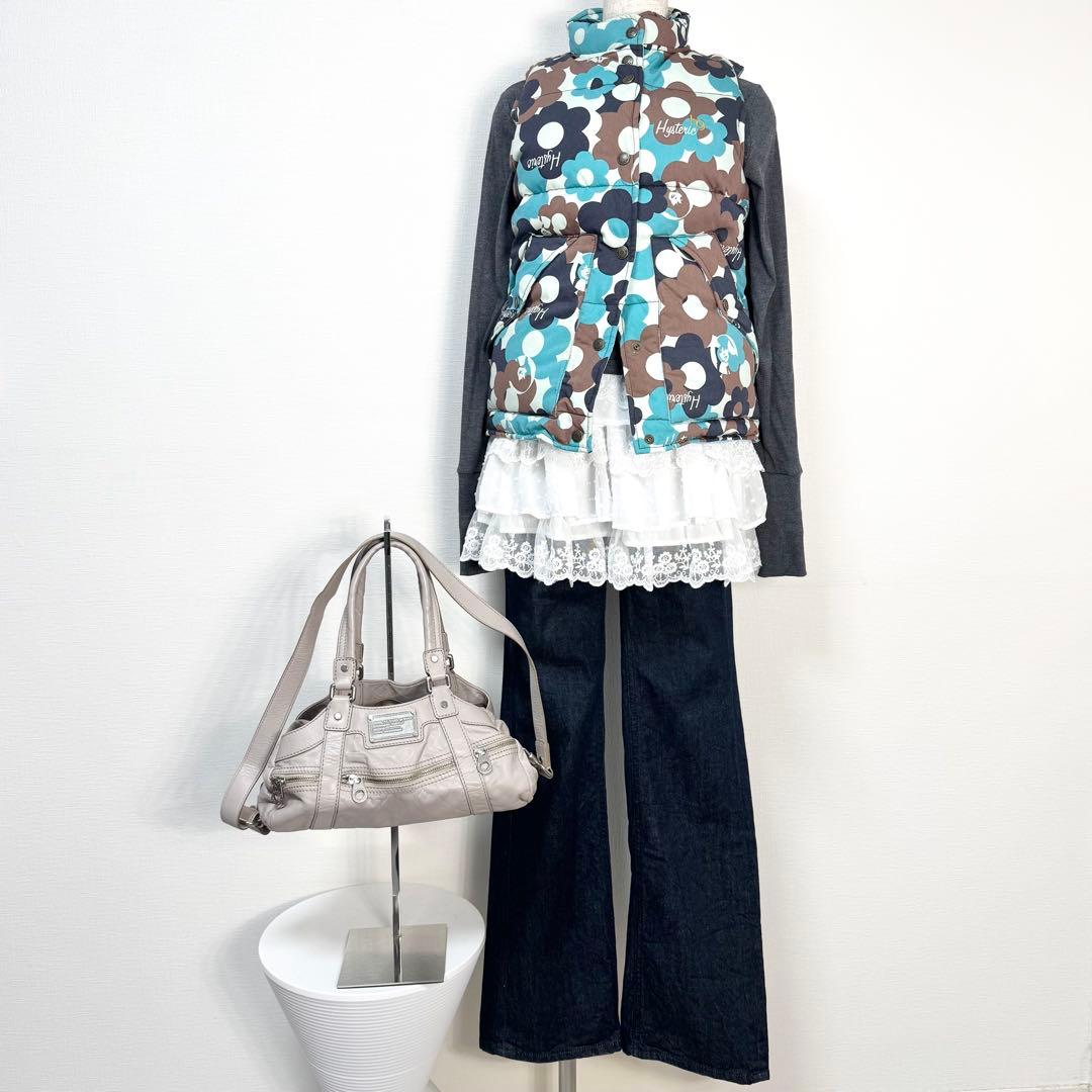 y2k❤️00s HYSTERIC GLAMOUR ヒスガール 花柄 ダウンベスト