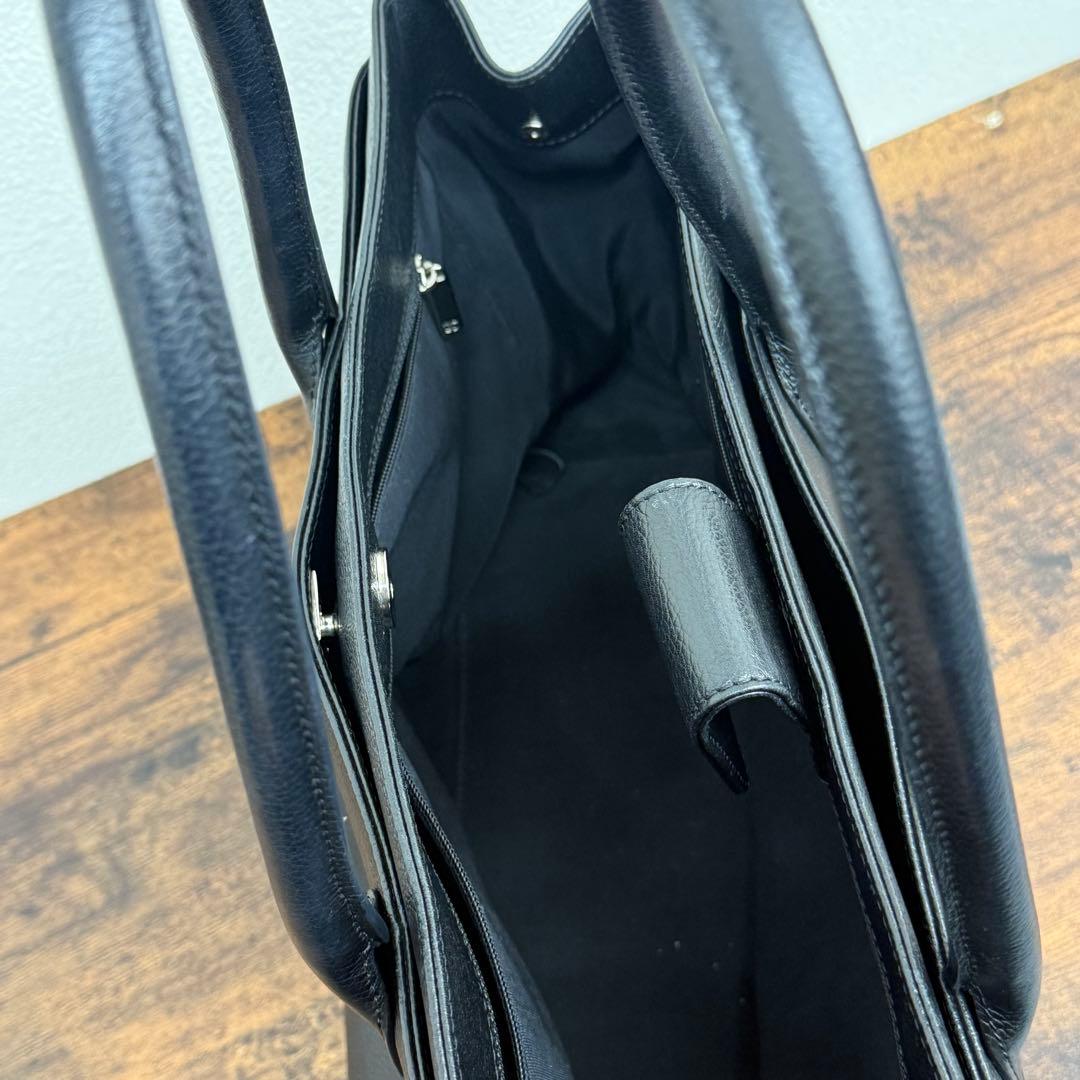 CHANEL シャネル エグゼクティブトートバッグ ブラック レディース